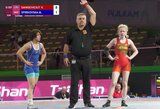 Europos jaunimo imtynių čempionate V.Danisevičiūtė efektingai pateko į mažąjį finalą