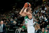 Toliau nesiseka: „Žalgiris“ mėnesiui prarado L.Lekavičių