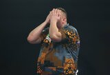 „Neįsivaizdavau, kad tai įmanoma“: pasaulio smiginio čempionate – vieno iš favoritų fiasko prieš krautuvo vairuotoją ir nesusipratimas Littlerio mače