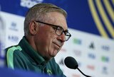 Prieš pasaulio čempionato dvikovą – Shiogai provokacija ir šaltas Ancelotti atsakas: „Mes jų žaidimų nežaisime“