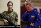 Ukrainos sportininkės jungiasi prie šalies kariuomenės, D.Bilodid rusų atletus palygino su pelėmis