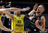 „Maccabi“ pratęsė pergalių seriją: po pratęsimo patiesė „Dubai“ ekipą