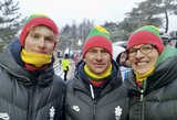 Jaunimo žiemos olimpinėse žaidynėse lydi ir šeimos palaikymas: Italijoje augęs L.Poberai didžiuojasi galėdamas atstovauti Lietuvai