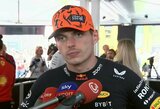 Prieš Belgijos GP lenktynes – bauda M.Verstappenui ir nerimas dėl sportininkų saugumo
