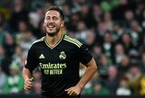 E.Hazardas pradės „La Liga“ rungtynes su „Mallorca“ startinėje sudėtyje