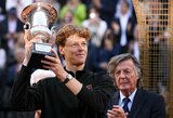 Sinneris triumfavo Romoje: iškovotas šeštasis „Masters“ titulas iš eilės ir pakartotas Djokovičiaus rekordas