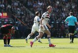 Rasmusas Hojlundas 96-ąją minutę išplėšė „Man Utd“ lygiąsias su dešimtyje žaisti likusiu „Bournemouth“