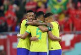 Šveicariją nugalėjusi Brazilijos rinktinė užsitikrino vietą kitame 2022 m. Pasaulio taurės etape 