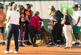Kraupiausia trauma „Roland Garros“ turnyre: prireikė vežimėlio