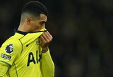 „Tottenham“ krito po praleisto įvarčio per pridėtą laiką, „Aston Villa“ strigo ir liko be pergalės