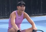 Adelaidėje krito P.Badosa, vėl traumą patyrusi M.Vondroušova ir titulą gynusi J.Ostapenko – latvė praras vietą 20-uke