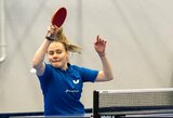 Kornelija Riliškytė stalo teniso turnyre Kroatijoje nukeliavo iki pagrindinio etapo