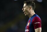 R.Lewandowskio įvartis paplonino „Barcelona“ piniginę