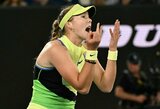 „Australian Open“: nesivaldžiusi geriausia Rusijos tenisininkė krito prieš ukrainietę, sirgaliai ėmė švilpti