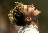 Edas Butvilas iškovojo pirmą pergalę ant grunto per beveik 9 mėnesius
