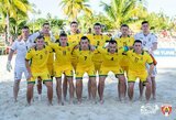 Lietuvos paplūdimio futbolo rinktinė antrą kartą pralaimėjo Taičiui