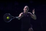 18-metės žygį finale sustabdė Cocciaretto: italė pakartojo didžiausią karjeros laimėjimą
