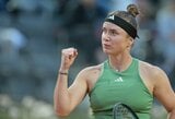 E.Svitolina Romoje nugalėjo neutralią atletę, J.Ostapenko nesutrukdė net ir 69 neišprovokuotos klaidos