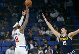 „Nuggets“ paskutiniame ketvirtyje palaužė „Clippers“ 