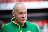 Rimas Kurtinaitis po Europos čempionato burtų ceremonijos: „Dabar nereikia nei džiaugtis, nei verkti.“