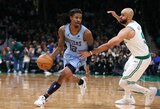 NBA čempionus įveikę „Grizzlies“ nutraukė prakeiksmą Bostone