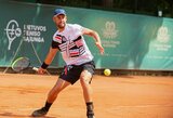 Lietuvos vyrų teniso rinktinės kapitonui – klaustukas dėl L.Grigelio galimybės dalyvauti Daviso taurės mače