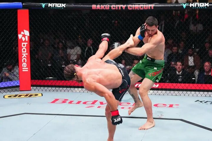 UFC: Fizijevas nokautu įveikė Torresą ir nusitaikė į BMF diržą