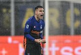 2 įvarčių deficitą panaikinęs „Inter“ iškovojo pergalę 