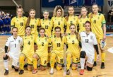 Lietuvės neprilygo Bosnijos ir Hercegovinos salės futbolininkėms