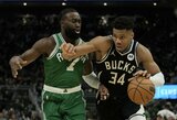 „Celtics“ nusitaikė į Antetokounmpo: yra pasirengusi iškeisti savo žvaigždę