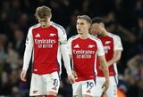 2 kartus rungtynėse pirmavęs „Arsenal“ nesugebėjo įveikti „Crystal Palace“