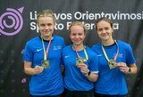 Istorinė jaunųjų orientacininkių pergalė Lietuvos čempionate
