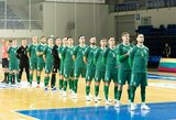 Lietuvos futsal rinktinė dalyvaus kontroliniame keturių komandų turnyre Čekijoje