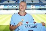 E.Haalandas atskleidė, kodėl jo anksčiau nenorėjo „Man City“ ir ką persikėlus į Mančesterį jam parašė O.G.Solskjaeris