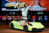 Spaudimas Sabalenkai auga: Rybakinai už pergalę finale – įspūdingas „Porsche“ automobilis