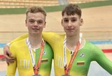 Lietuvos treko dviratininkai Lenkijoje iškovojo 6 medalius