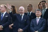 FIFA prezidentas apie Pasaulio taurės plėtrą: „Galbūt italai patektų į 64 komandų turnyrą, o gal teks daryti su 208 rinktinėmis“