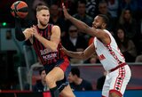 T.Sedekerskio „Baskonia“ krito prieš „Partizan“ komandą