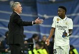 Vinicius Jr. laiko C.Ancelotti geriausiu pasaulio treneriu: „Norėčiau, kad jis mane treniruotų tiek „Real“, tiek Brazilijos rinktinėje“