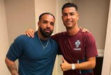 Ronaldo ir Drake'as sudrebino socialinius tinklus – ant riešų beveik 800 tūkst. eurų vertės laikrodžiai