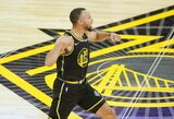 Teisėjo supykdytas S.Curry atvedė „Warriors“ į septintą pergalę iš eilės