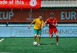 Lietuvos mažojo futbolo rinktinės žygis Europoje pasibaigė po bulitų serijos
