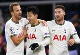 „Tottenham“ svečiuose sutriuškino „Crystal Palace“ futbolininkus