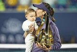 Įspūdinga: vos prieš 9 mėnesius dukrelę pagimdžiusi B.Benčič triumfavo WTA 500 turnyro finale