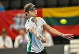 Klaudija Bubelytė neatsilaikė prieš vieną talentingiausių pasaulio tenisininkių