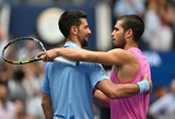 „US Open“: Alcarazas per 3 setus įveikė Djokovičių ir finale susikaus su Sinneriu