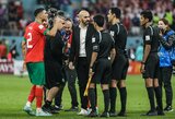 Maroko rinktinės gynėjas buvo įsiutęs po Pasaulio taurės mažojo finalo ir šaukė ant FIFA prezidento