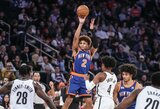 Ketvirtame kėlinyje spurtavę „Knicks“ palaužė „Nets“ komandą