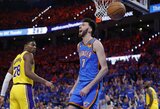 „Lakers“ puolimą surakinusi „Thunder“ įsirašė pergalę