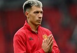 „Manchester United“ sulaukė gerų naujienų dėl L.Martinezo traumos